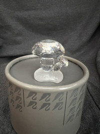 Swarovski Crystal Mushroom Miniature Figurine