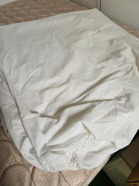 Drap contour en coton pour lit simple