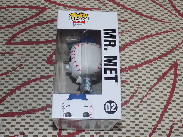 FUNKO POP! MLB MASCOTS NEW YORK METS MR. MET VINYL FIGURE #02
