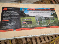 New in box TMG 20x8 aluminum greenhouse
