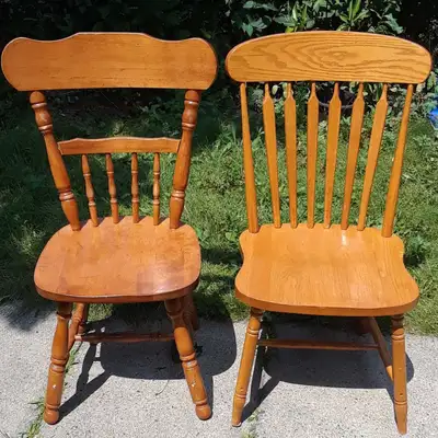 5 Solid wood chairs, View more