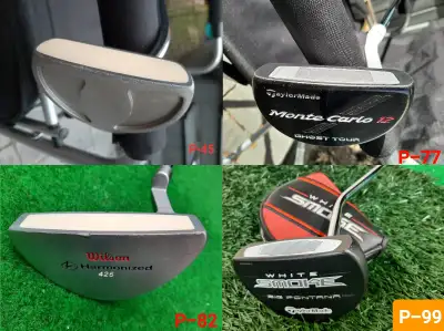 5 – GOLF PUTTERS – High End to Entry Level – See Description, View more