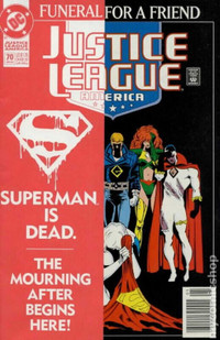 Justice League comics, trading cards
