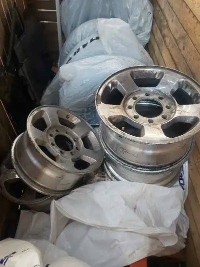 MAKE ME AN OFFER: Set of 4 original alloy Dodge Ram rims. Came off 2008 Ram 3500 diesel. Call or tex...