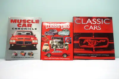 Muscle Cars and Classic Cars – Many Photos - All 3 books for $60, View more
