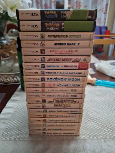 Selling some Nintendo DS & 3DS games Pokemon soulsilver $300 Pokemon heartgold $300 Fossil fighters...