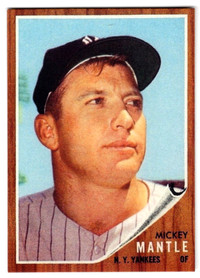 1962 Topps #200 Mickey Mantle HOF New York Yankees MINT SHAPE