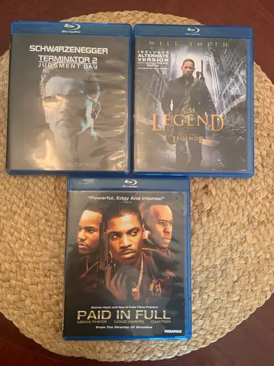 • MINT CONDITION • WATCHED ONCE •WILL SMITH: I AM LEGEND • ARNOLD SCHWARZENEGGER:TERMINATOR 3 JUDGEM...