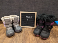 Bottes de neige / winter snow boots size 9