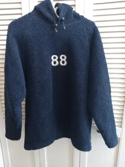 Unisex Navy Hoodie with 88 motif - oh sooo cozy!, View more