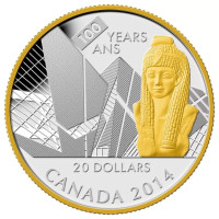 2014 Canadian $20 Silver Coin - Royal Ontario Museum