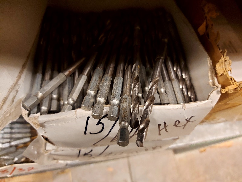 * NEW BOXES OF DRILL BITS * IMPACT DRIVER DRILL BITS. * Power Tools