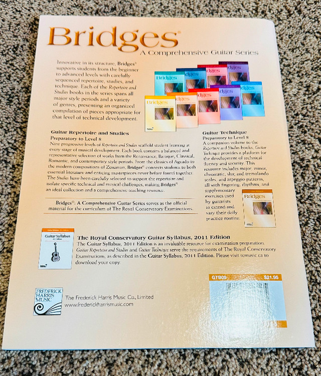 Bridges, Guitar Technique in Textbooks in Calgary - Image 2