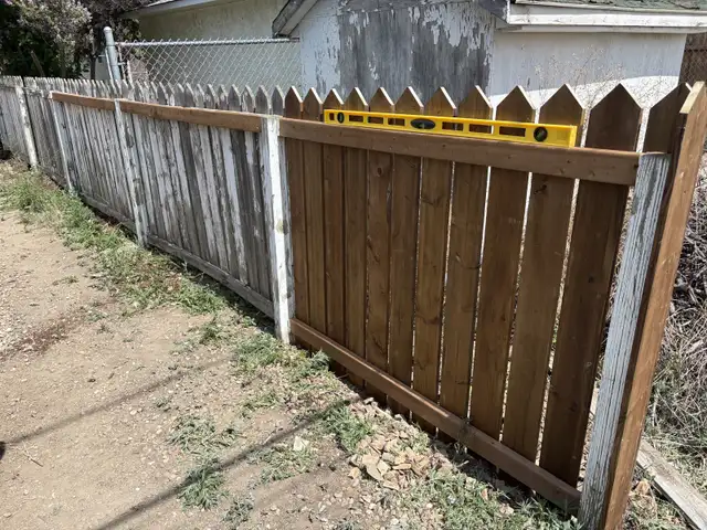 Repair, Repaint, or Build Nice Wood Fences... in Decks & Fences in Medicine Hat - Image 9