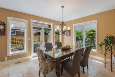 KITCHEN/DINING ROOM TABLE & CHAIRS  GLASS COVERED, View more