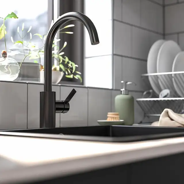 Faucet 4 kitchen. Black. Two years old. It works great. Like new ...