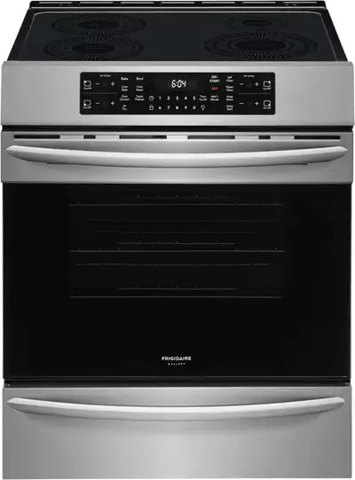 FRIGIDAIRE GALLERY 30" FRONT CONTROL INDUCTION RANGE WITH AIRFRY. 4 burner. Convect bake. Everything...