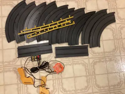 AFX vintage Slot car race track!, View more