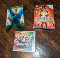 MarioSports 3DS(Superstars) and Fable PC