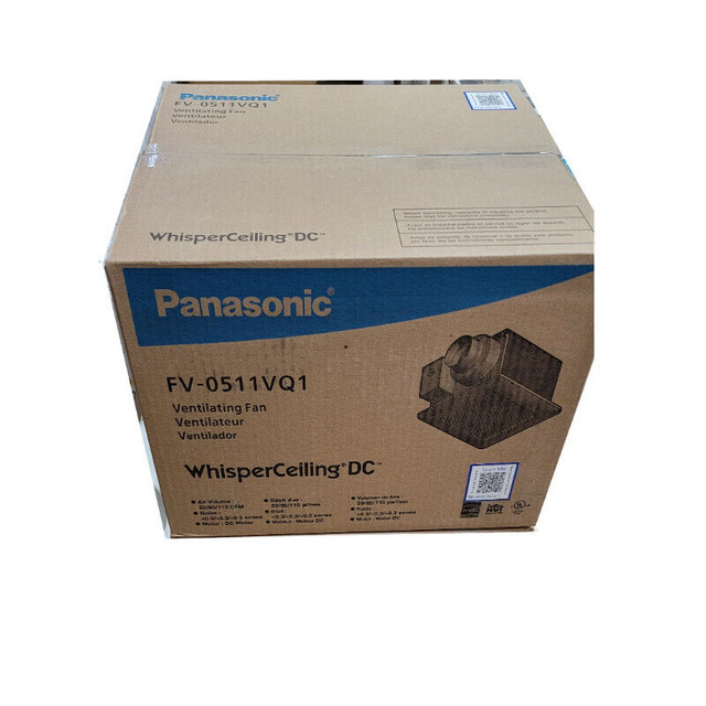 Panasonic WhisperRemodel 80-110 CFM Bathroom Fan in Indoor Lighting & Fans in Mississauga / Peel Region - Image 4