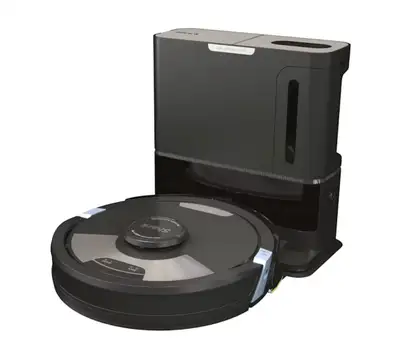 Keep your home spotless with this Shark Matrix Plus Robot Vacuum and Mop, a powerful cleaning compan...