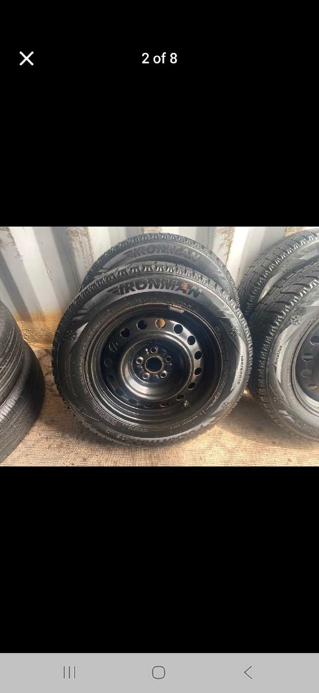 Canvas 4 IRONMAN winter tires rims (195 65 15)  in Other in Oakville / Halton Region - Image 3