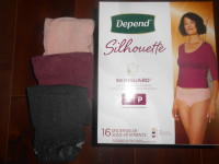 Depend Silhouette Woman's Size Small, Unopened boxes 5$/box
