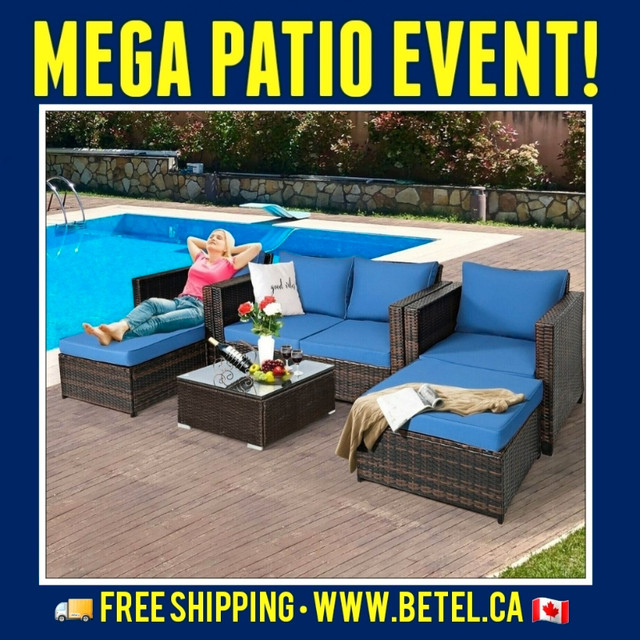 SPRING SALE | OUTDOOR PATIO SETS | FREE SHIPPING in Patio & Garden Furniture in City of Montréal - Image 2