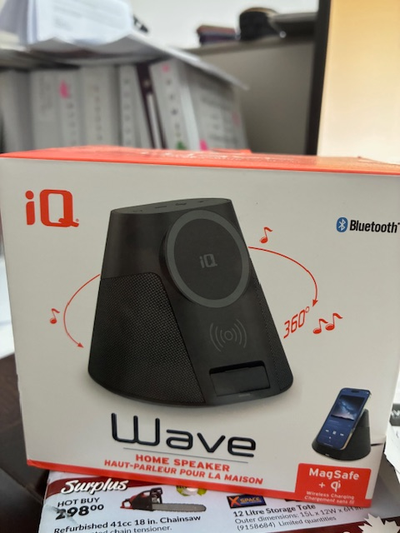 iQ Wave speaker for sale new in box, View more