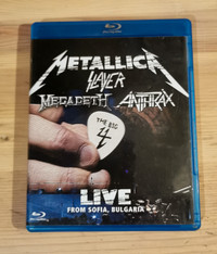 Metallica Big 4 Blu Ray Anthrax Megadeth Slayer