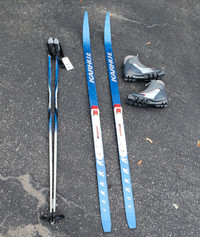 140cm Cross Country Ski Package (skis boots &amp; poles) SNS PRO