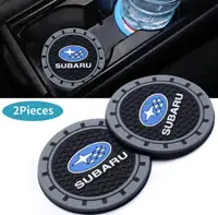 Subaru Car Cup Holder Coaster 2PCS
