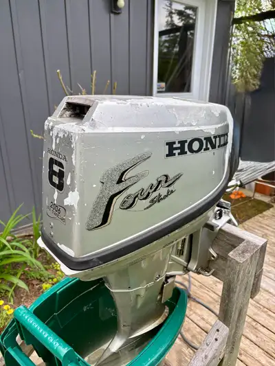2002 Honda 8HP 4-Stroke Outboard – Runs Excellent Reliable 2002 Honda 8HP 4-stroke outboard motor. F...