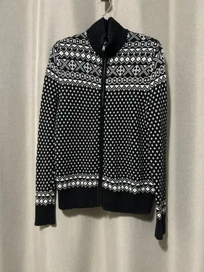 NEW PRICE - TOMMY HILFIGER Nordic Knit Fair Isle Zip Jacket, View more