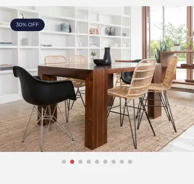 Transformer Table in American Mahogany, View more