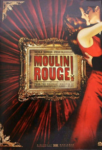 MOULIN ROUGE 2002 MOVIE DVD MUSICAL WIDESCREEN Nicole Kidman