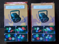 LED Snowflakes & Hearts projectors lot brand new/lot projecteurs