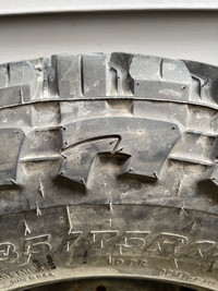 Toyo MT 235/75/17 truck or Jeep tire on 17” steel rim