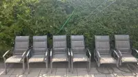 Chaises de patio chairs 