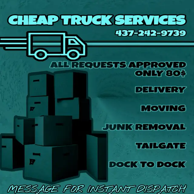 Movers / Concrete Junk Removal / Truck Deliveries