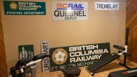 Wanted: British Columbia railway signage