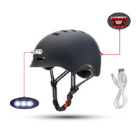 Bike Helmet - Sports/Scooter/Skateboard W/Led Lights