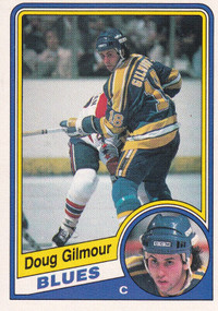 1984-85 OPC # 185 DOUG GILMOUR RECRUE BLUES