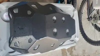 Came from a 2024 Tiger 900 GT Pro. No skid/scuff marks. Includes all parts/bolts and instruction man...