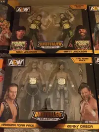 aew wrestling figures all elite wwe wwf unrivaled collection