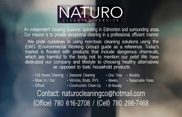 "Non-Toxic Cleaning Solutions" Independent Cleaning Business in Cleaners & Cleaning in Edmonton - Image 2