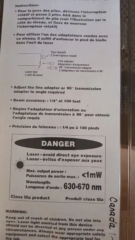 18" Aluminium Laser Level in Hand Tools in Ottawa - Image 10
