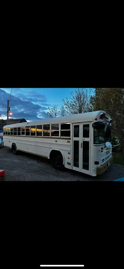 For Sale As Is. Needs tires as they are cracked but hold air. This bus has been registered as a moto...