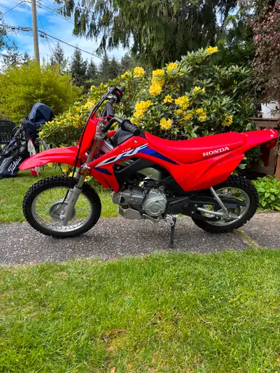 For Sale: 2023 Honda CRF 110F – Like New! Very low hours, meticulously maintained, and equipped with...