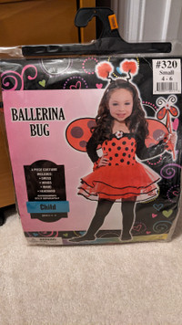 Ballerina Bug costume (small 4-6)